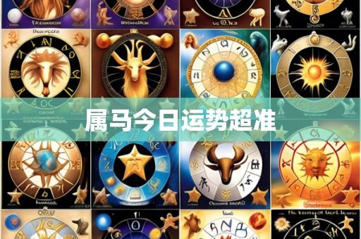 属马今日运势超准