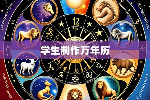 学生制作万年历