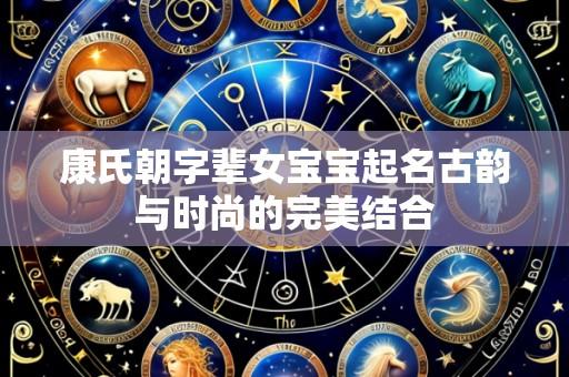 康氏朝字辈女宝宝起名古韵与时尚的完美结合