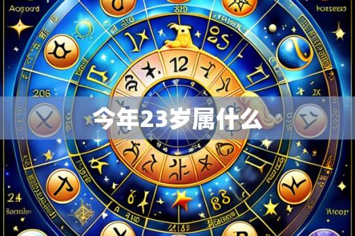 今年23岁属什么