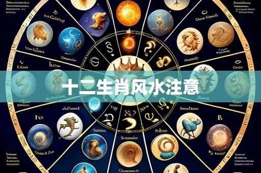 十二生肖风水注意