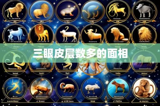 三眼皮层数多的面相