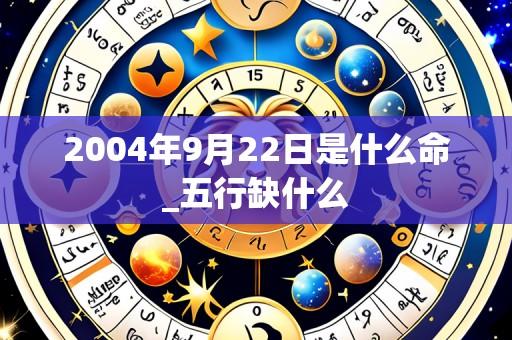 2004年9月22日是什么命_五行缺什么