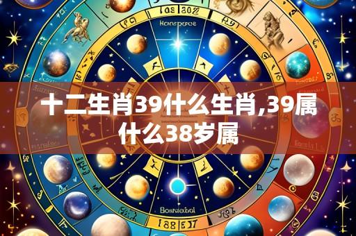 十二生肖39什么生肖,39属什么38岁属