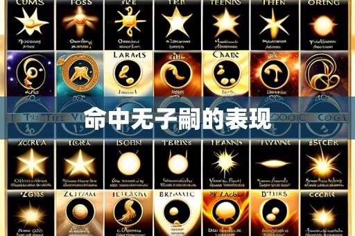 命中无子嗣的表现
