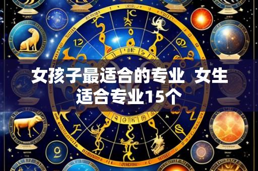 女孩子最适合的专业  女生适合专业15个