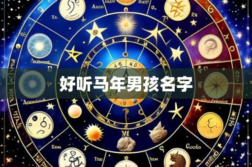好听马年男孩名字