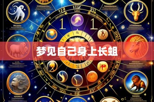 梦见自己身上长蛆