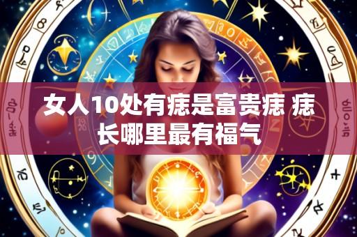 女人10处有痣是富贵痣 痣长哪里最有福气