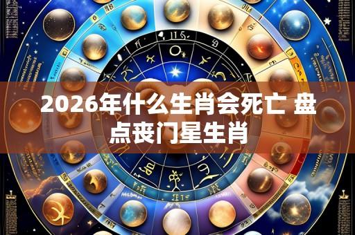 2026年什么生肖会死亡 盘点丧门星生肖