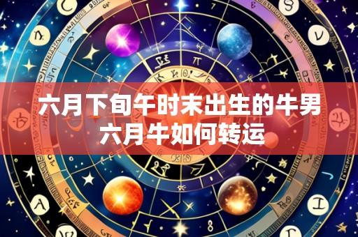 六月下旬午时末出生的牛男 六月牛如何转运
