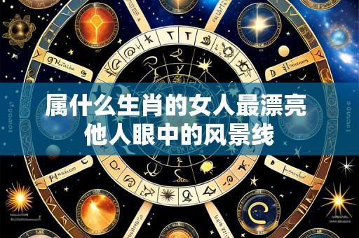 属什么生肖的女人最漂亮 他人眼中的风景线