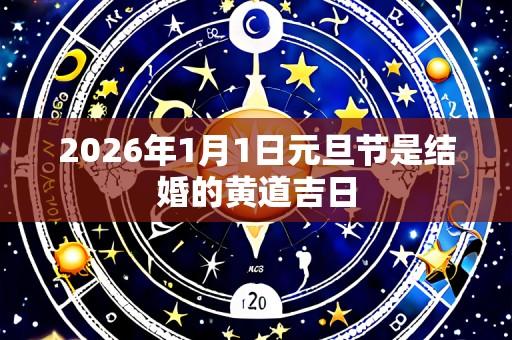 2026年1月1日元旦节是结婚的黄道吉日