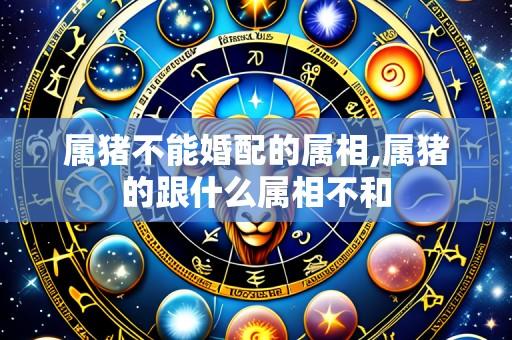 属猪不能婚配的属相,属猪的跟什么属相不和