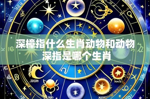 深樟指什么生肖动物和动物 深指是哪个生肖