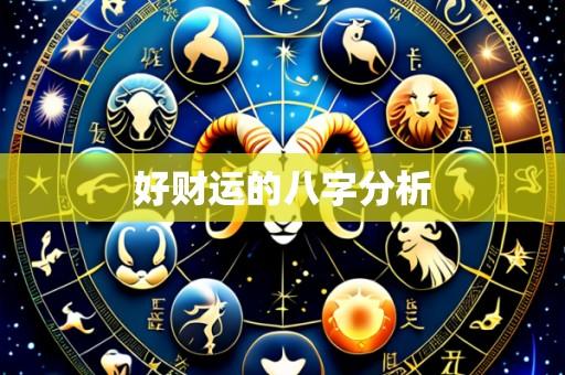 好财运的八字分析