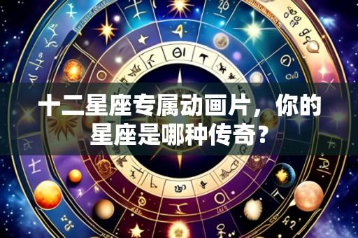 十二星座专属动画片,你的星座是哪种传奇?