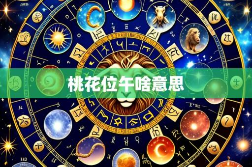 桃花位午啥意思