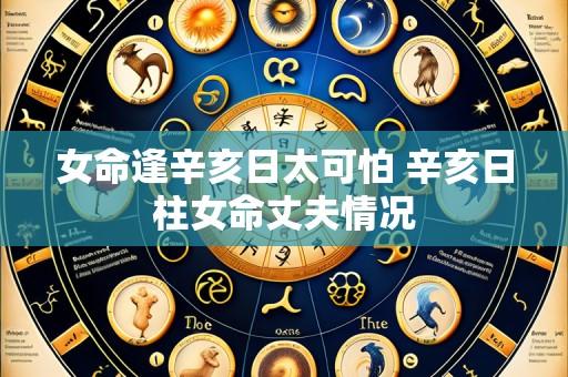 女命逢辛亥日太可怕 辛亥日柱女命丈夫情况