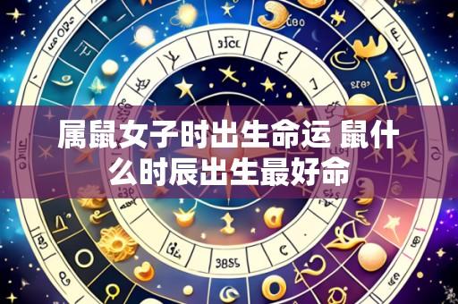 属鼠女子时出生命运 鼠什么时辰出生最好命