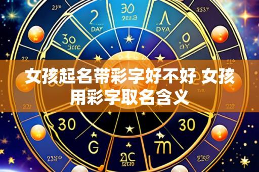 女孩起名带彩字好不好 女孩用彩字取名含义