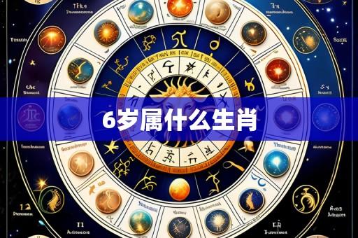 6岁属什么生肖