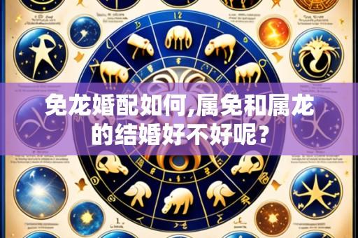 免龙婚配如何,属免和属龙的结婚好不好呢？