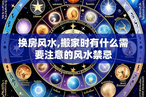 换房风水,搬家时有什么需要注意的风水禁忌