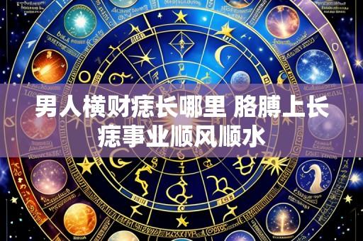 男人横财痣长哪里 胳膊上长痣事业顺风顺水