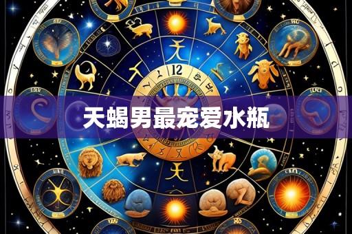 天蝎男最宠爱水瓶