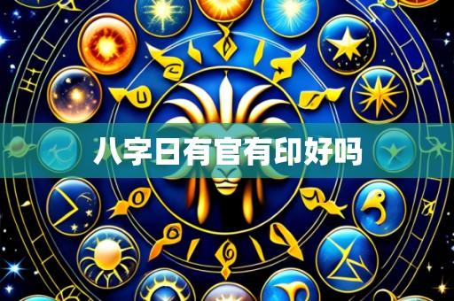 八字日有官有印好吗