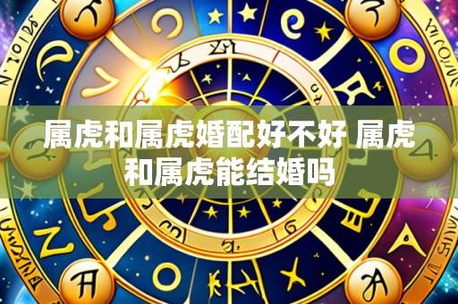 属虎和属虎婚配好不好 属虎和属虎能结婚吗