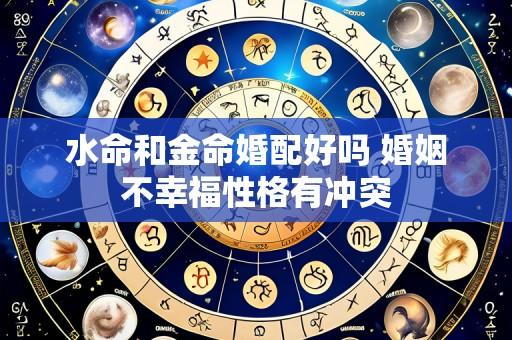 水命和金命婚配好吗 婚姻不幸福性格有冲突