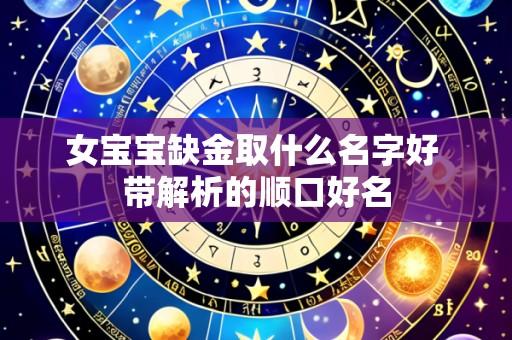 女宝宝缺金取什么名字好 带解析的顺口好名