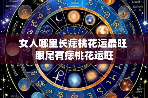 女人哪里长痣桃花运最旺 眼尾有痣桃花运旺