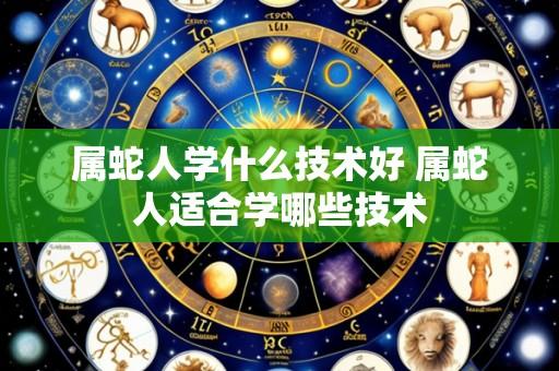 属蛇人学什么技术好 属蛇人适合学哪些技术
