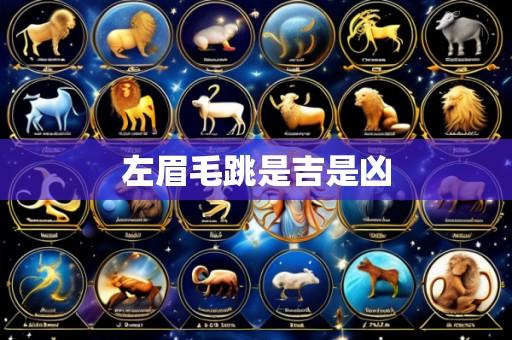 左眉毛跳是吉是凶