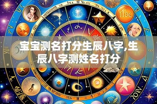 宝宝测名打分生辰八字,生辰八字测姓名打分