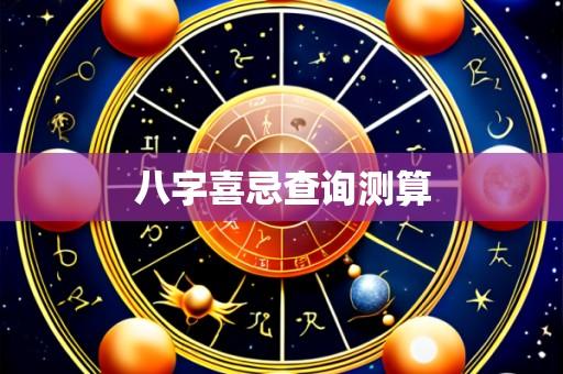 八字喜忌查询测算