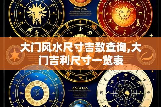 大门风水尺寸吉数查询,大门吉利尺寸一览表