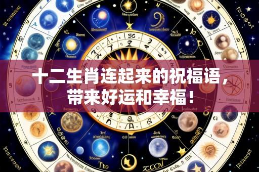 十二生肖连起来的祝福语,带来好运和幸福!
