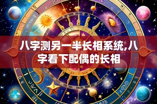 八字测另一半长相系统,八字看下配偶的长相