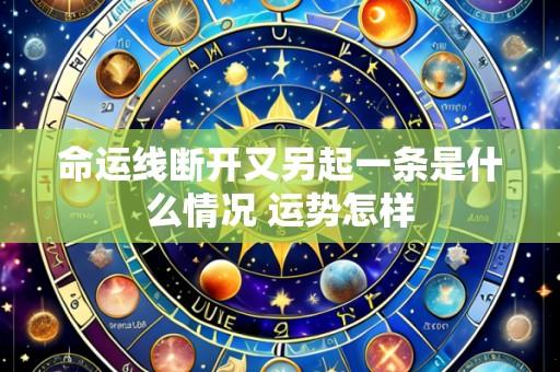 命运线断开又另起一条是什么情况 运势怎样