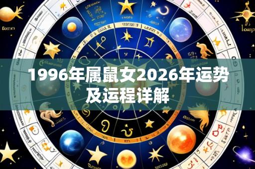 1996年属鼠女2026年运势及运程详解