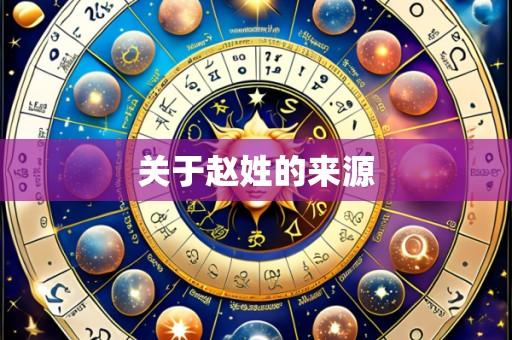 关于赵姓的来源