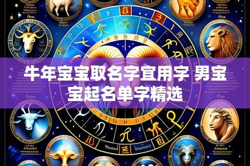 牛年宝宝取名字宜用字 男宝宝起名单字精选