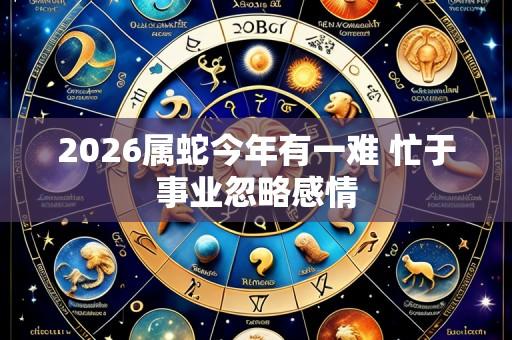 2026属蛇今年有一难 忙于事业忽略感情