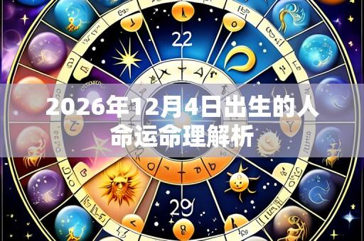 2026年12月4日出生的人命运命理解析