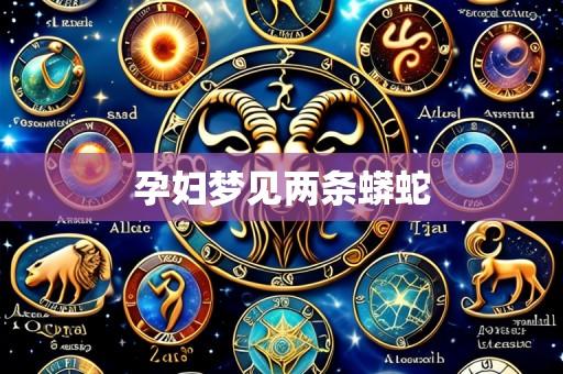 孕妇梦见两条蟒蛇