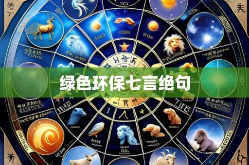 绿色环保七言绝句